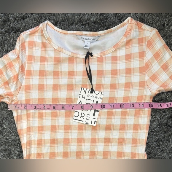 41 Hawthorn Pink Plaid Mini Dress - Picture 5 of 10